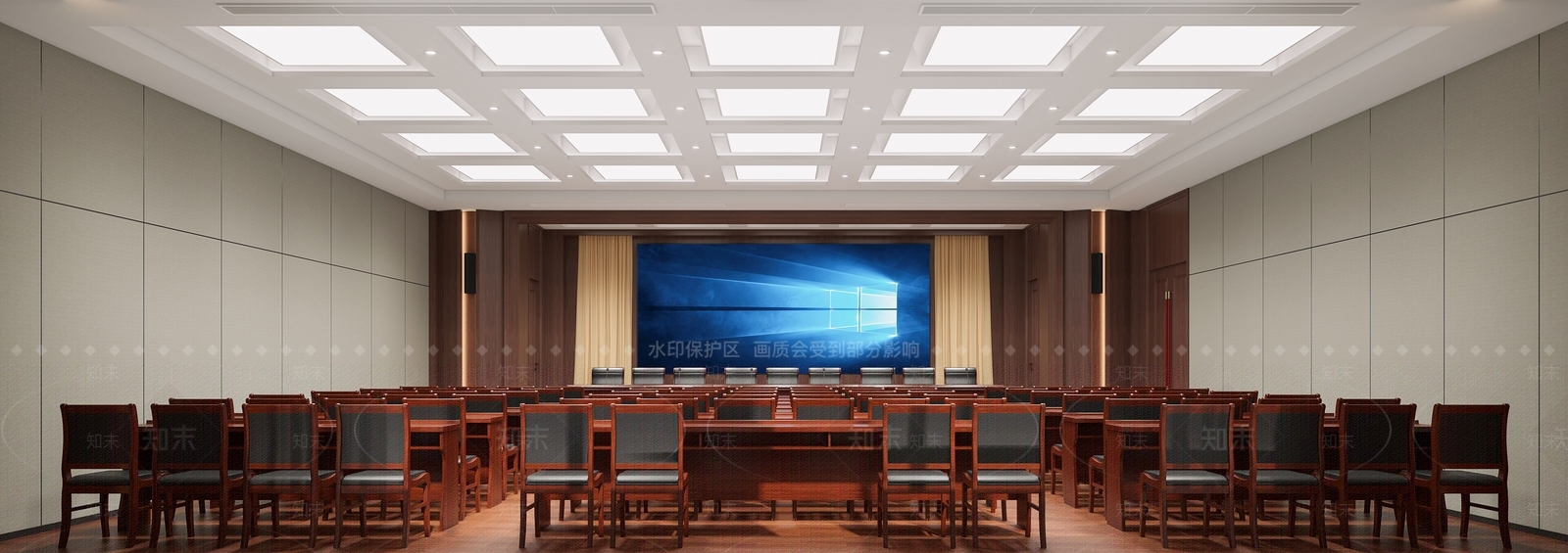 现代报告厅3D模型下载【ID:1213918114】