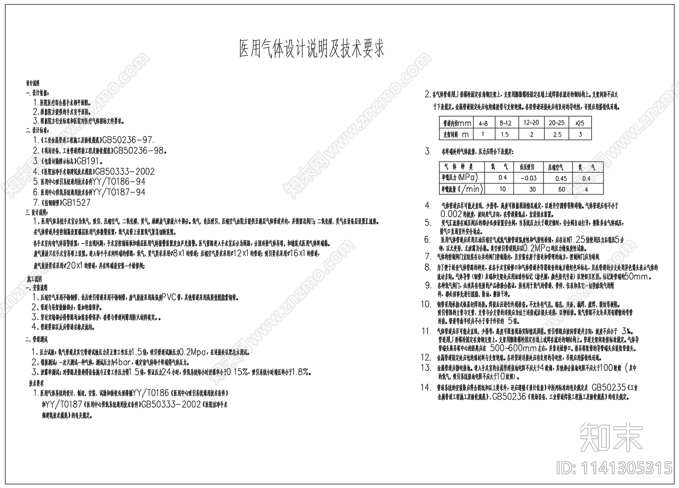 多种医用气体系统cad施工图下载【ID:1141305315】