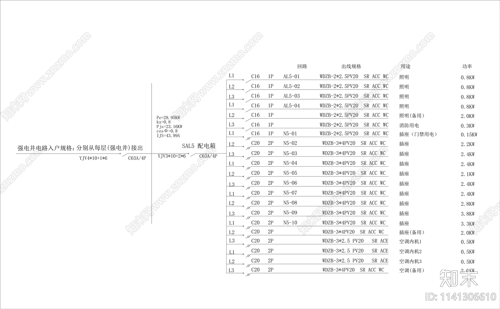 办公室室内装修全套cad施工图下载【ID:1141306610】