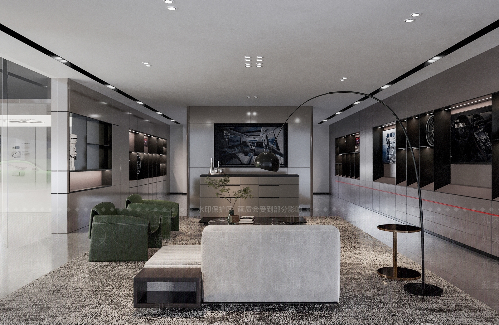 现代汽修店SU模型下载【ID:1141319146】