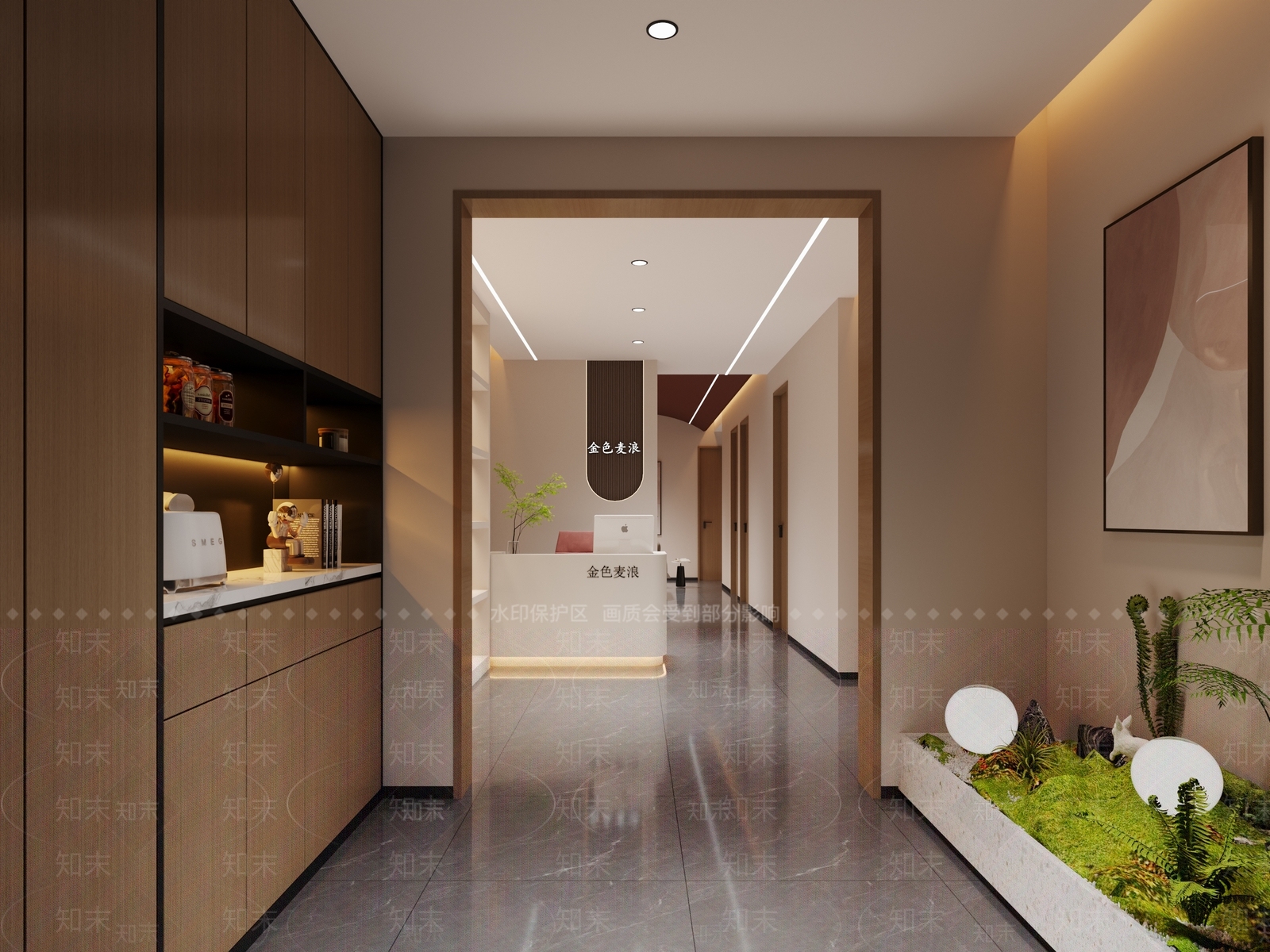 现代美容SPA店3D模型下载【ID:1141332562】