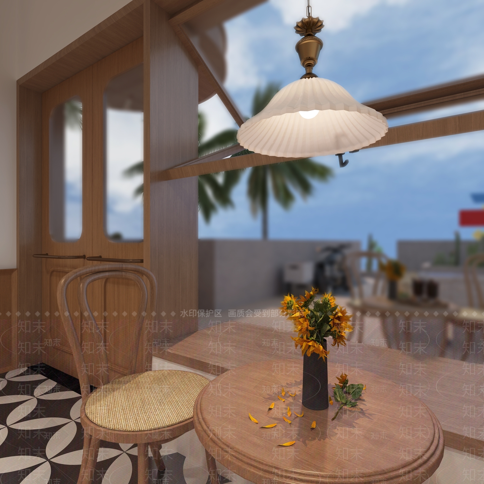 美式甜品面包店3D模型下载【ID:1141339099】