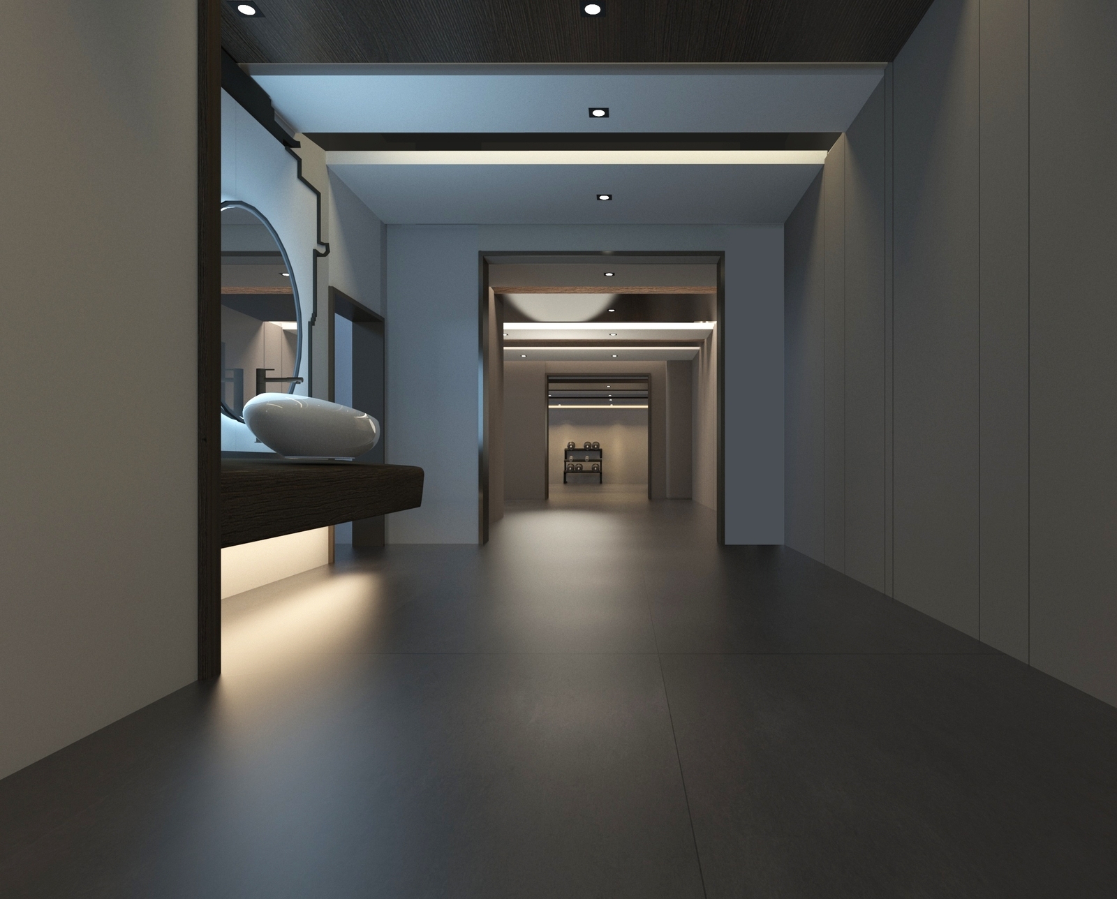 现代中式办公室3D模型下载【ID:1141344010】_【知末效果图】