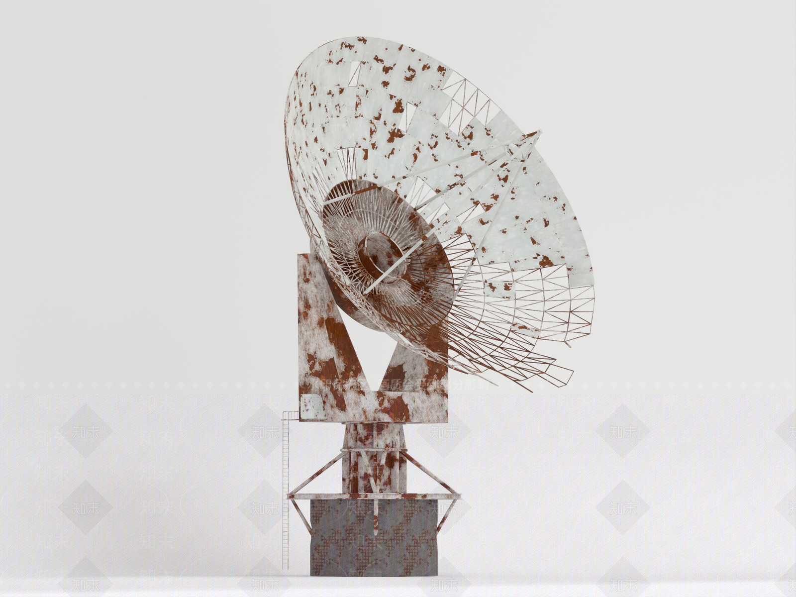 雷达3D模型下载【ID:1141370857】