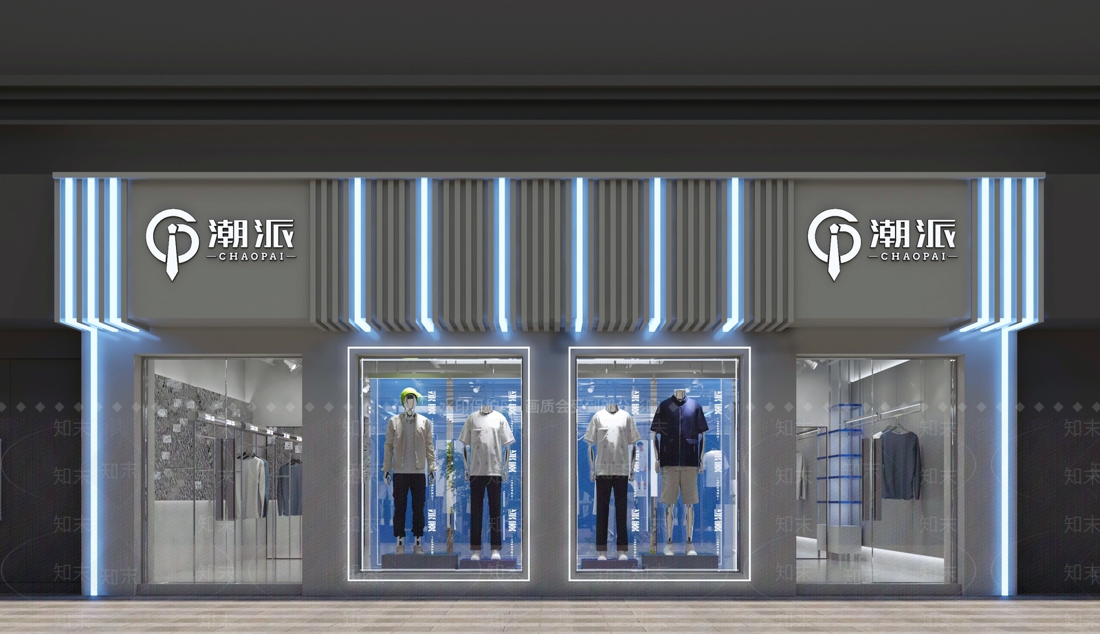 服装鞋店3D模型下载【ID:1142325420】
