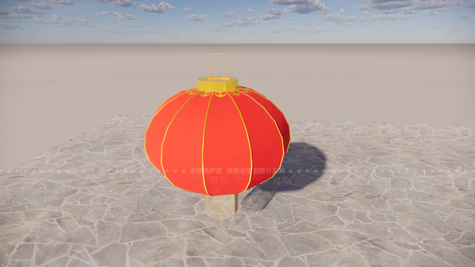 中式红灯笼SU模型下载【ID:1141480227】