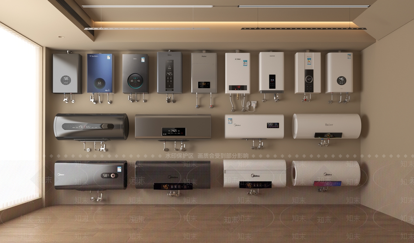 电热水器3D模型下载【ID:1141413545】