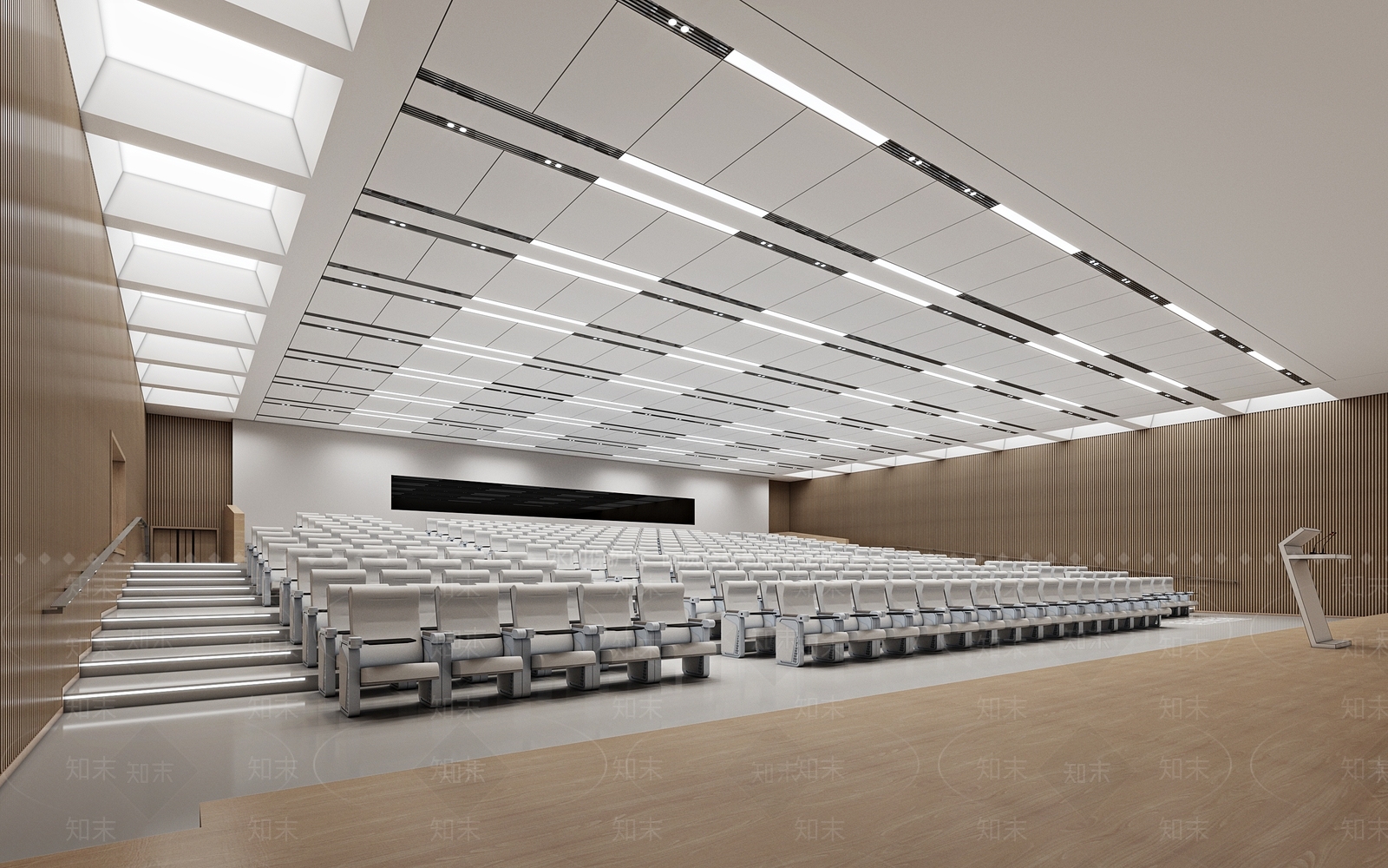 现代报告厅3D模型下载【ID:1141419800】