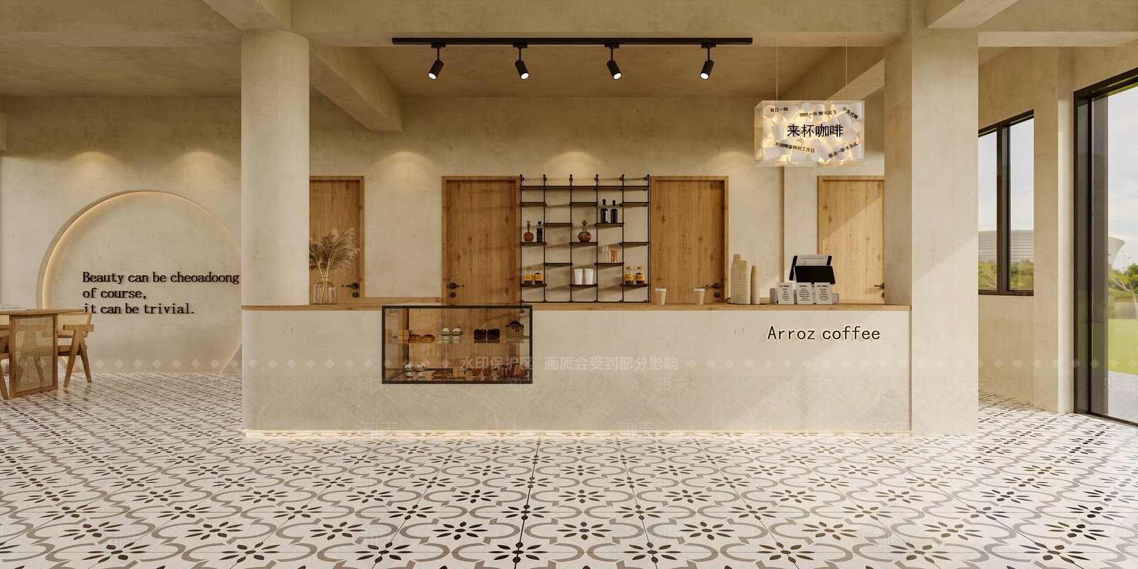 侘寂甜品面包店3D模型下载【ID:1213921884】