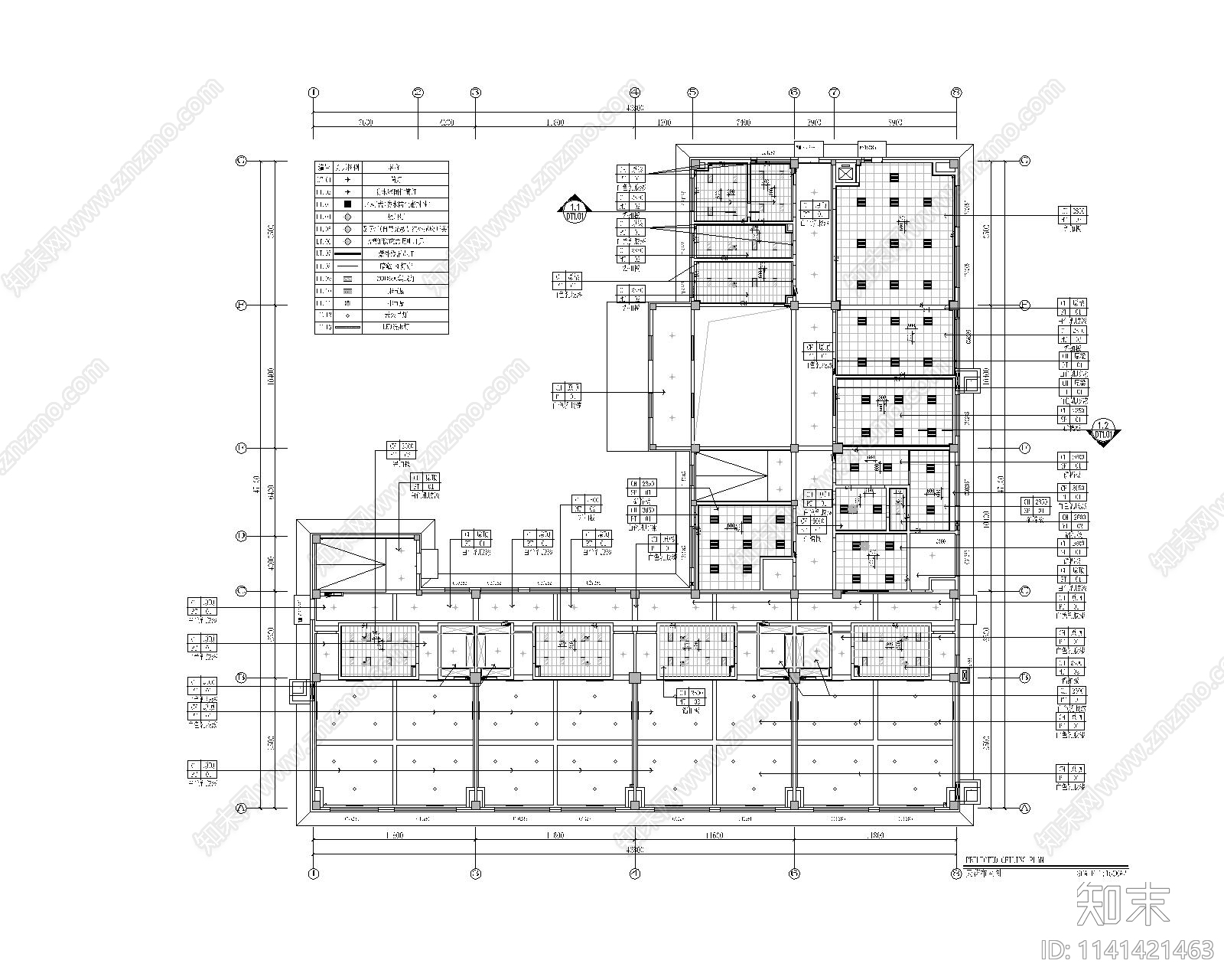 上海某示范幼儿园室内装修平面系统cad施工图下载【ID:1141421463】