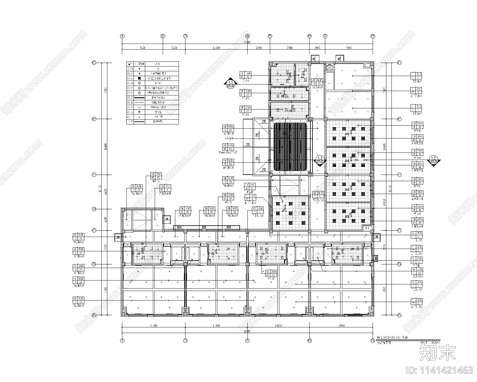 上海某示范幼儿园室内装修平面系统cad施工图下载【ID:1141421463】