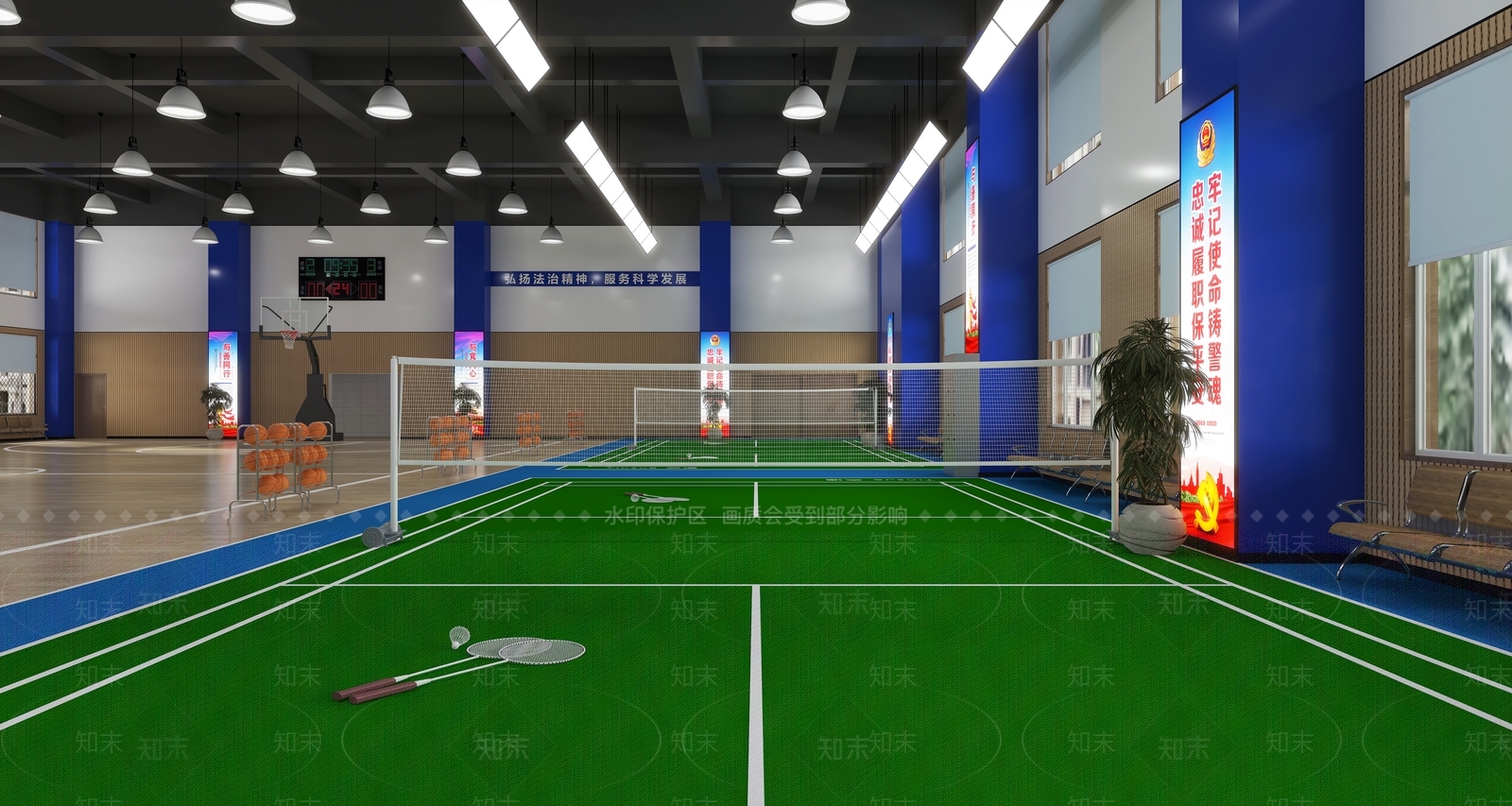 现代球类体育场3D模型下载【ID:1141428860】