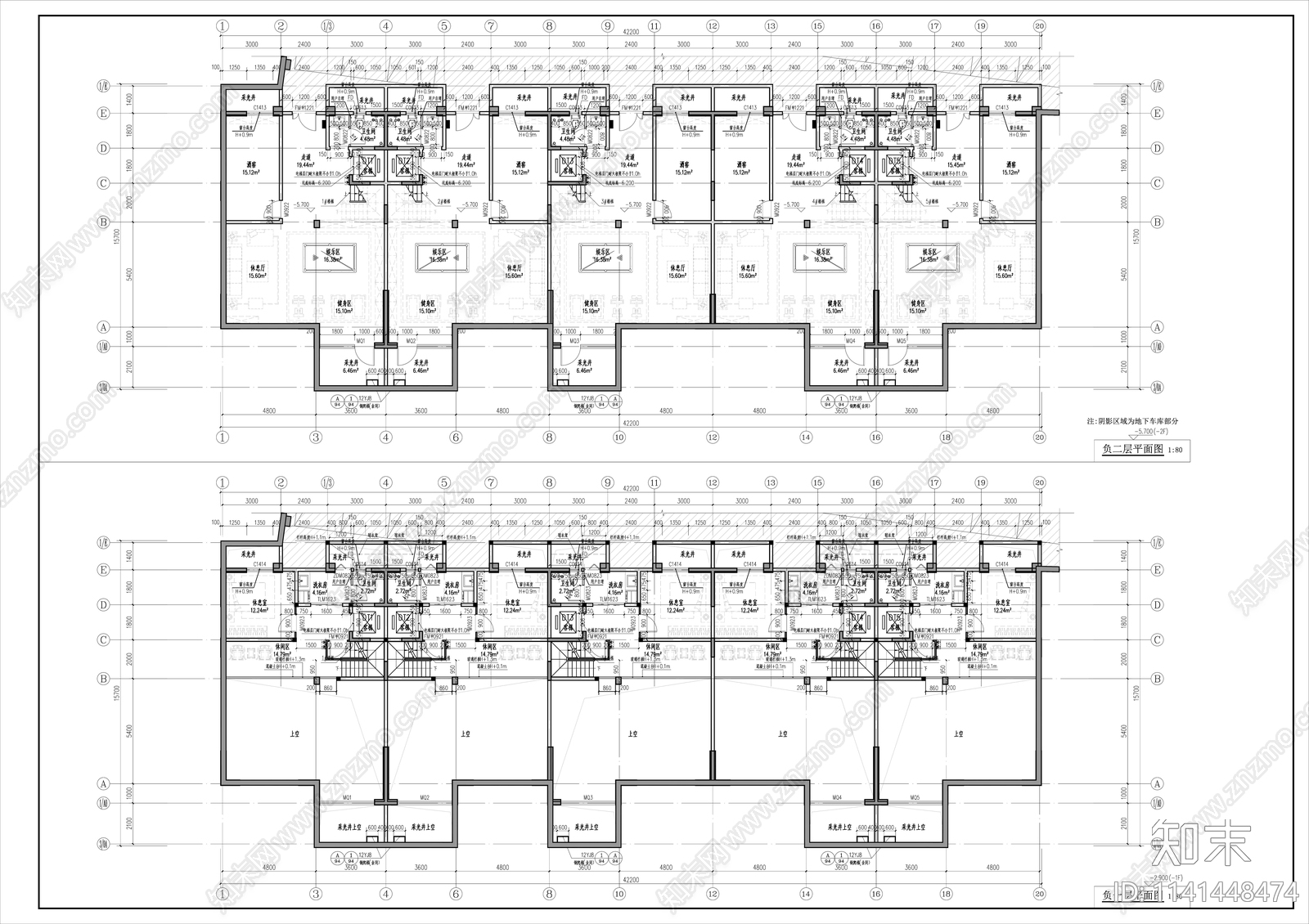 新中式多层住宅楼建筑施工图下载【ID:1141448474】