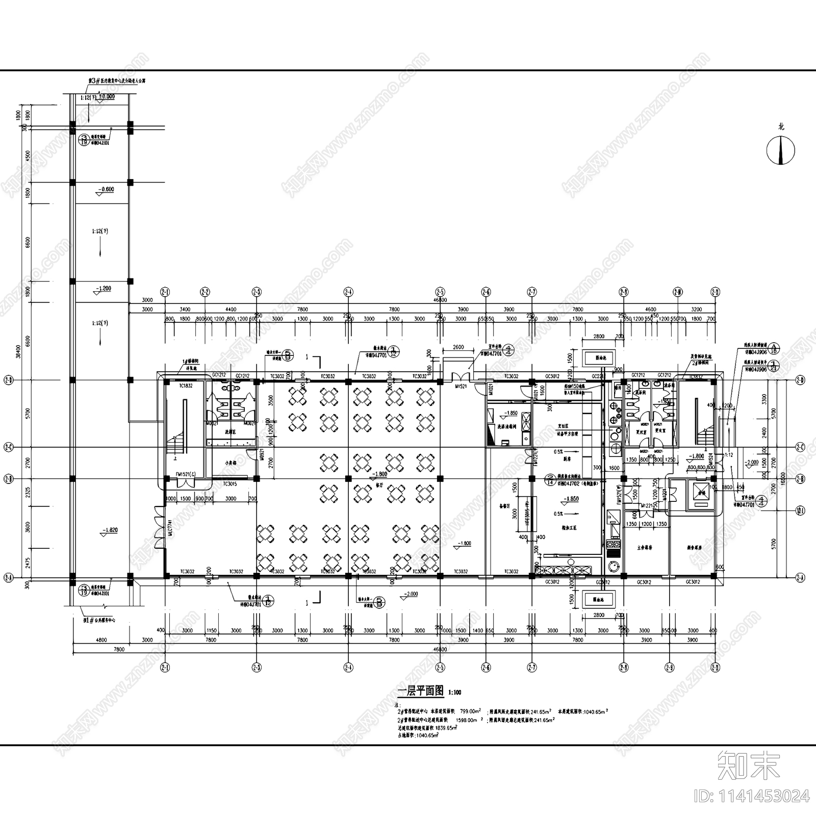 疗养院养老院建筑17套施工图下载【ID:1141453024】