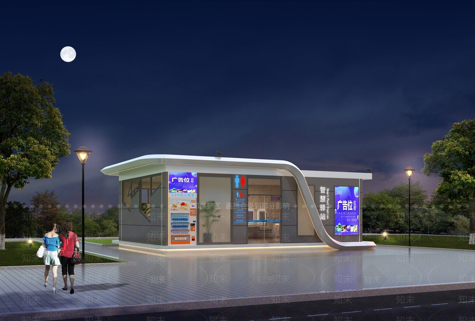 现代公共卫生间3D模型下载【ID:1141474209】