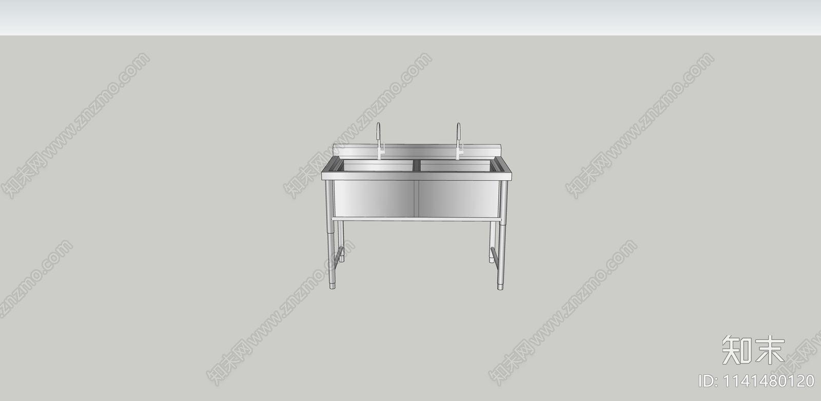 现代厨具双星水池SU模型下载【ID:1141480120】