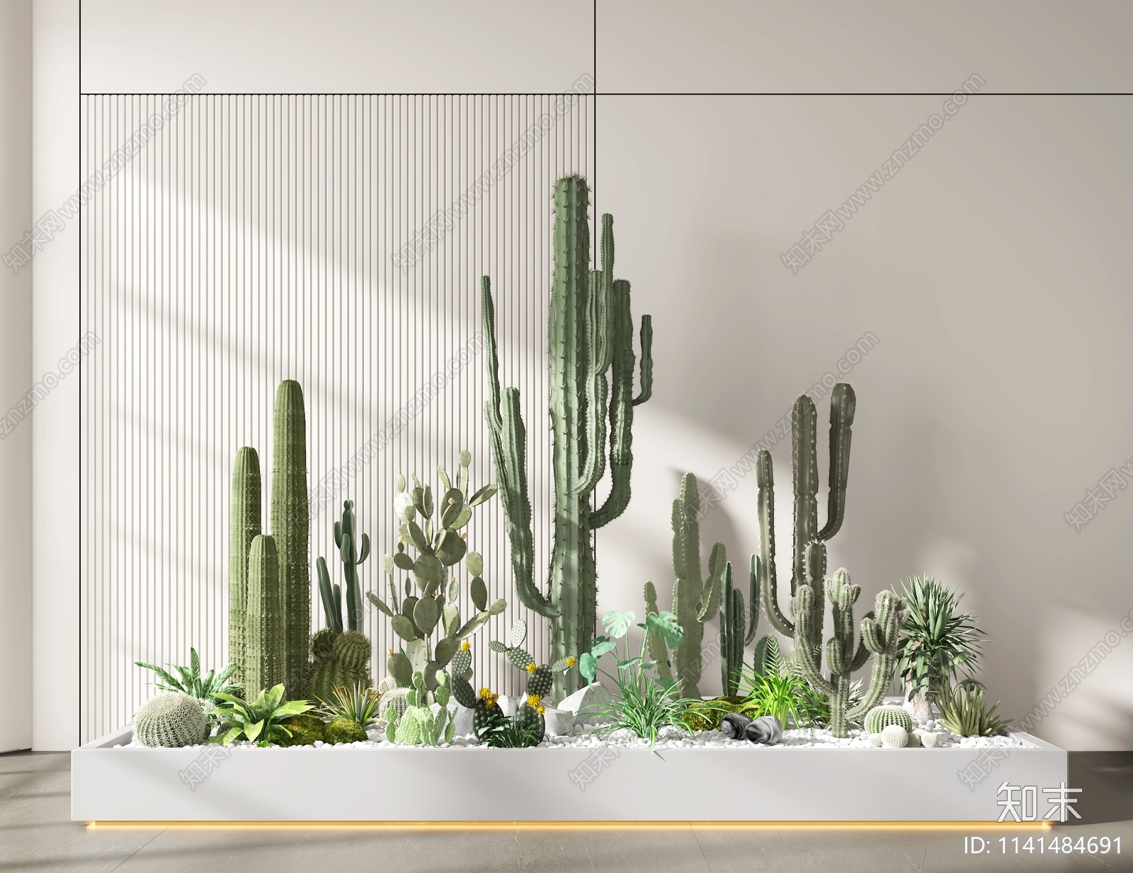 植物堆3D模型下载【ID:1141484691】