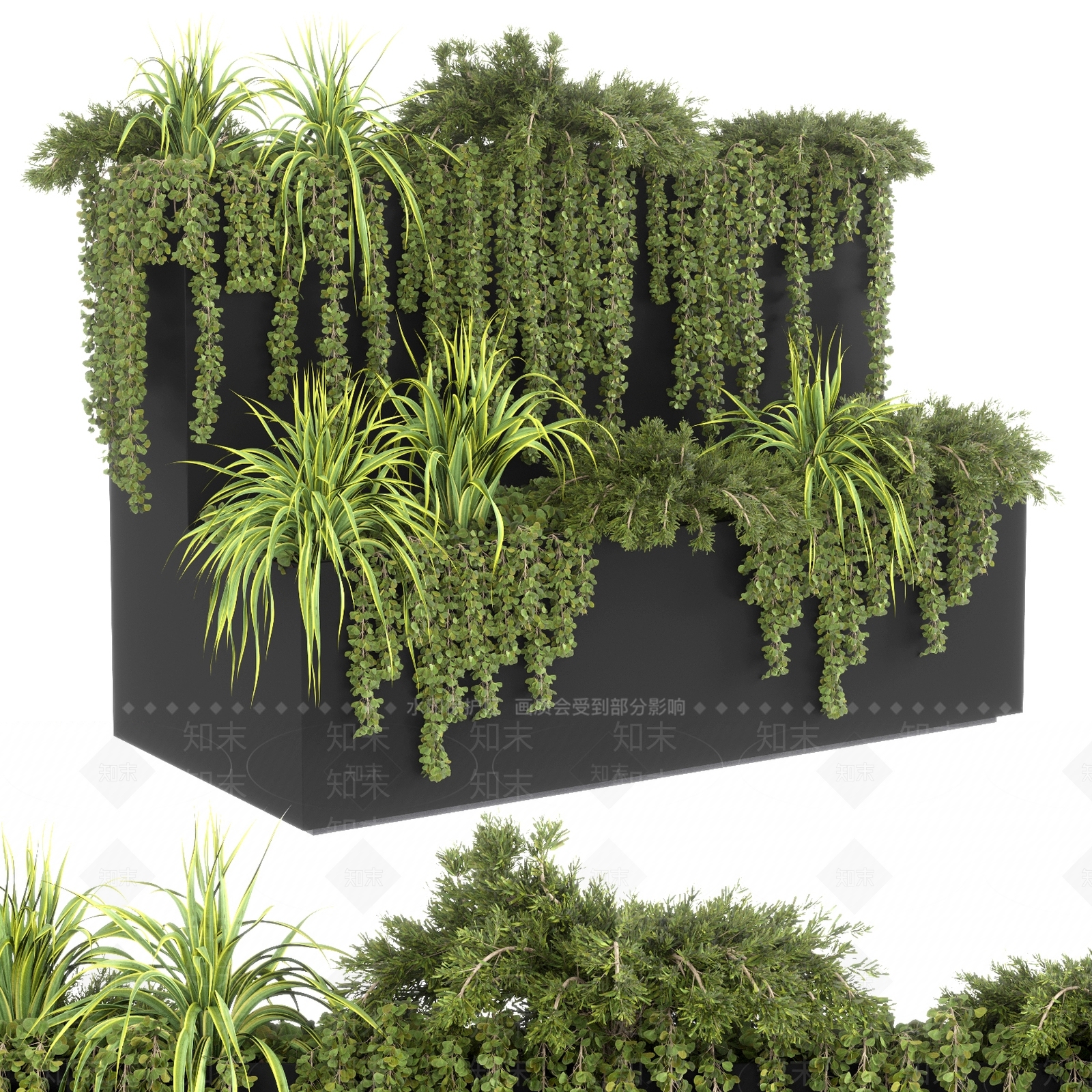 现代花箱3D模型下载【ID:1141492615】