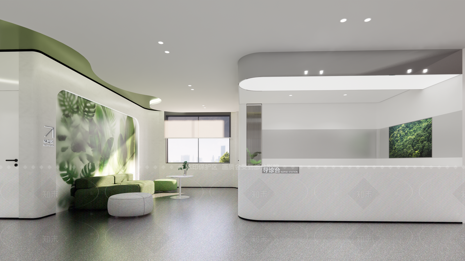 现代医院建筑SU模型下载【ID:1216026657】