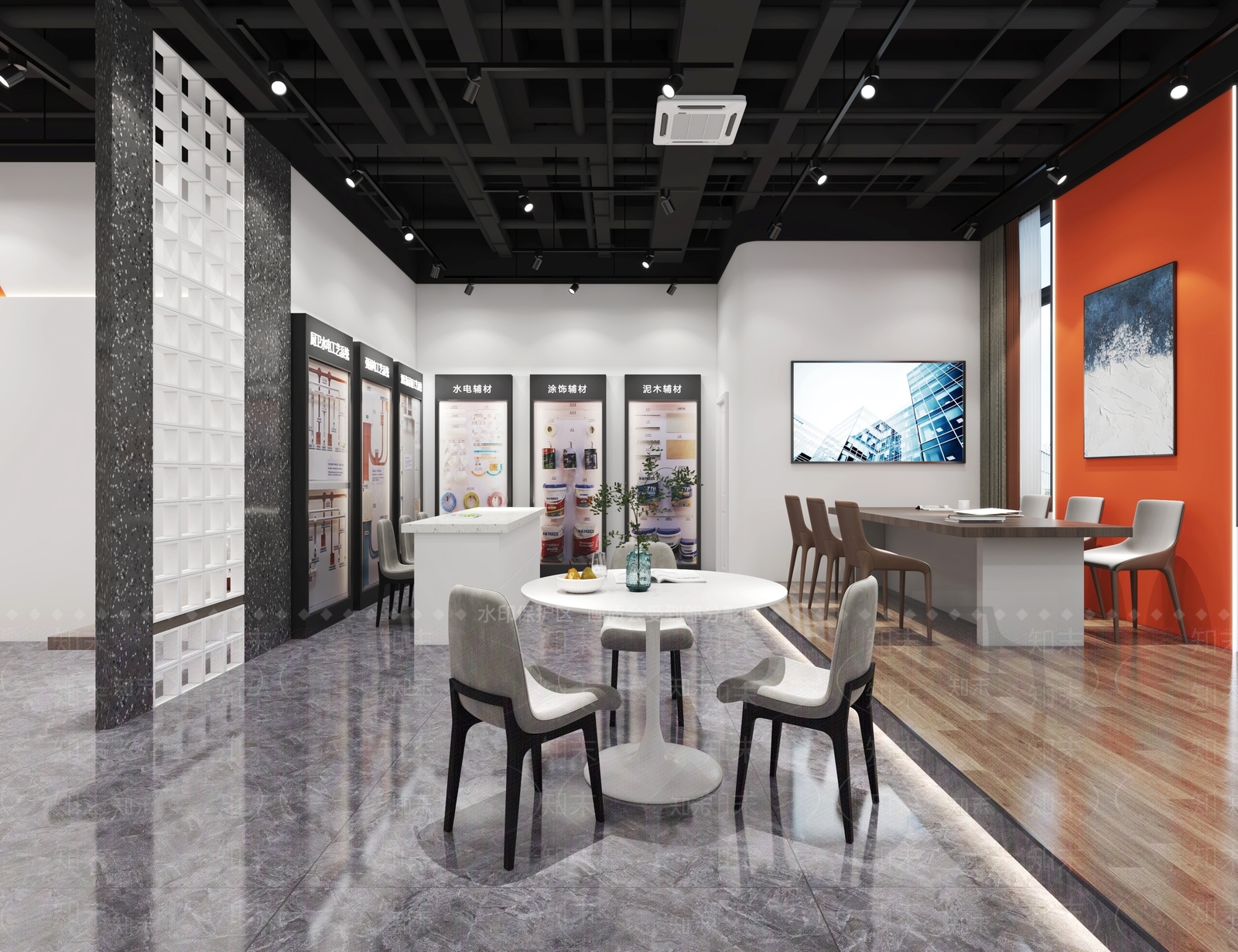 现代家具展厅3D模型下载【ID:1141513954】_知末3d模型网