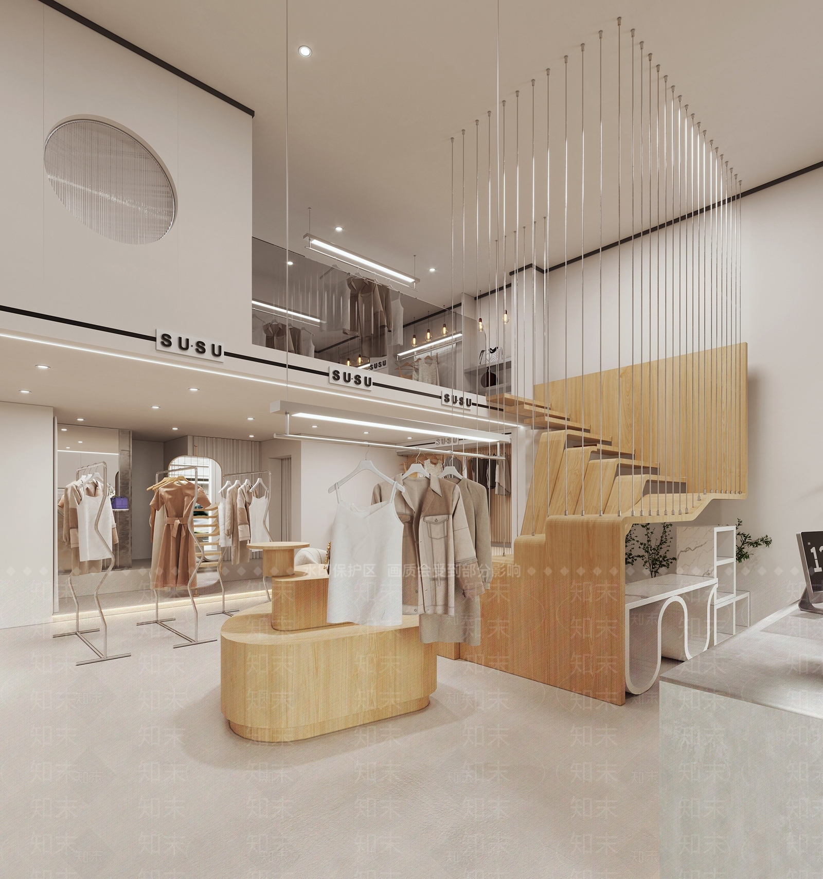 现代服装店SU模型下载【ID:1141521033】