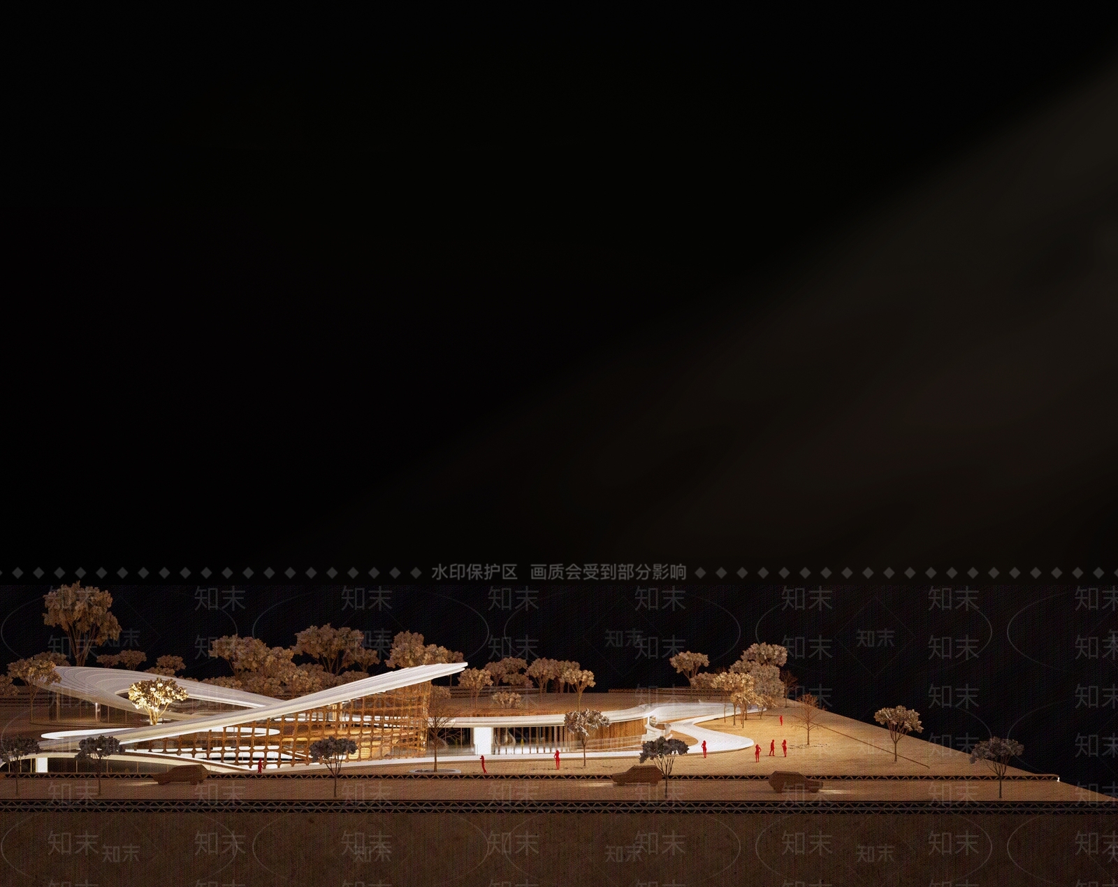 现代建筑手工模型SU模型下载【ID:1141749298】