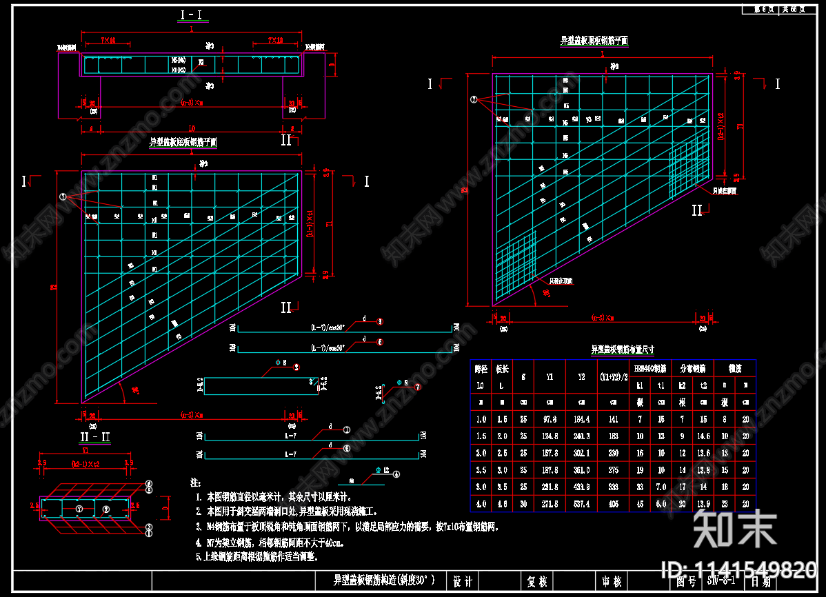 通用钢筋混凝土盖板构造施工图下载【ID:1141549820】