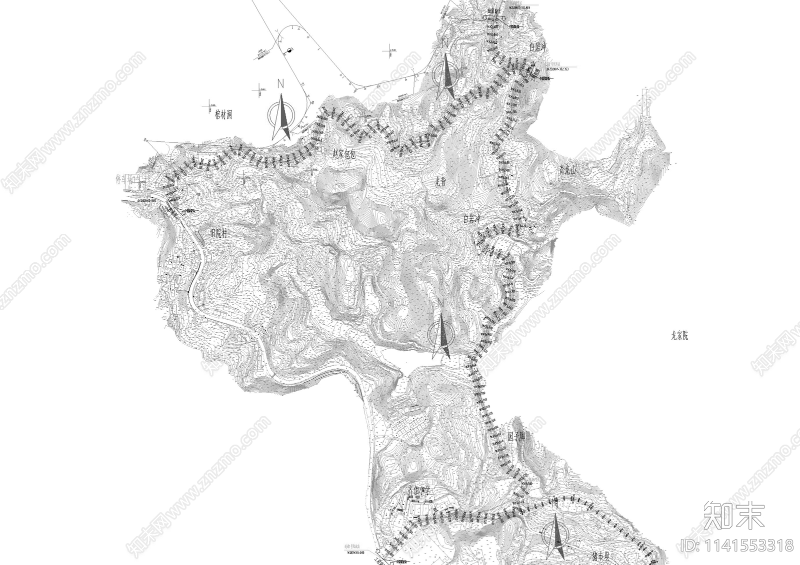 山地道路改造施工图下载【ID:1141553318】