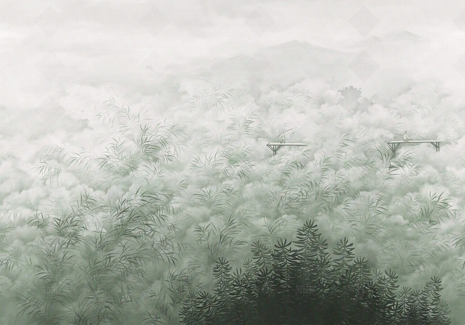 壁布贴图下载【ID:1141553923】