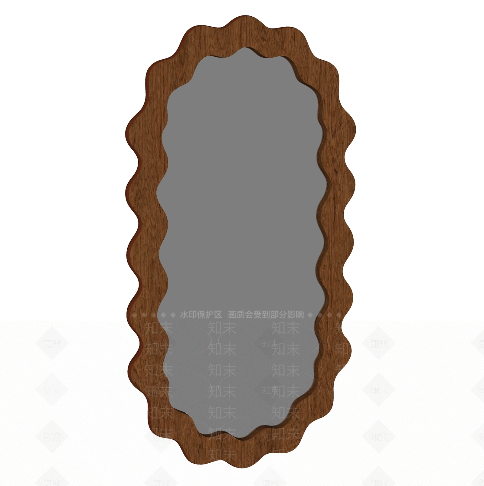 现代装饰镜SU模型下载【ID:1141564759】