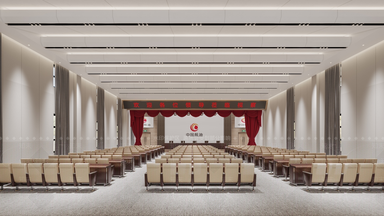 现代报告厅3D模型下载【ID:1141574334】