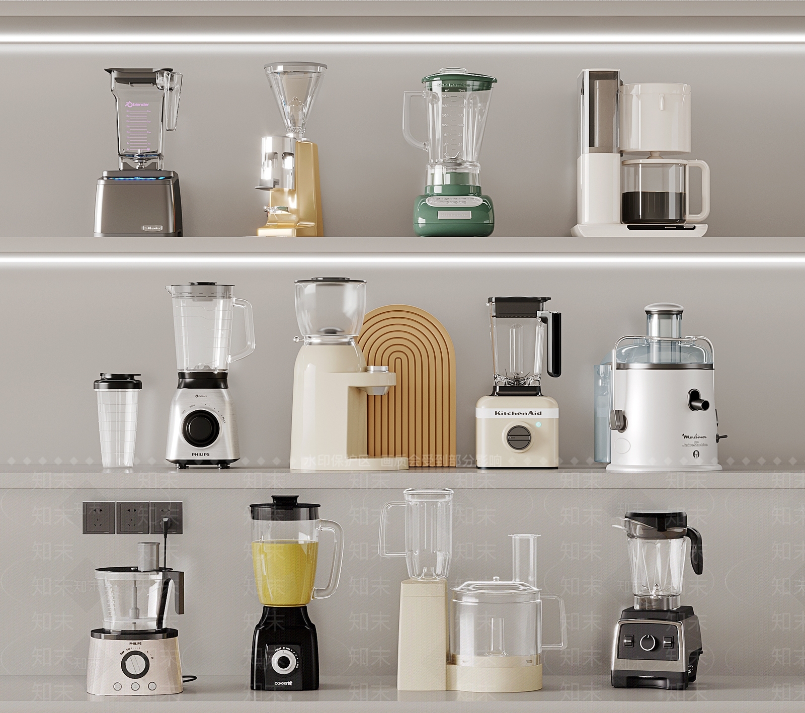 榨汁机3D模型下载【ID:1141573417】