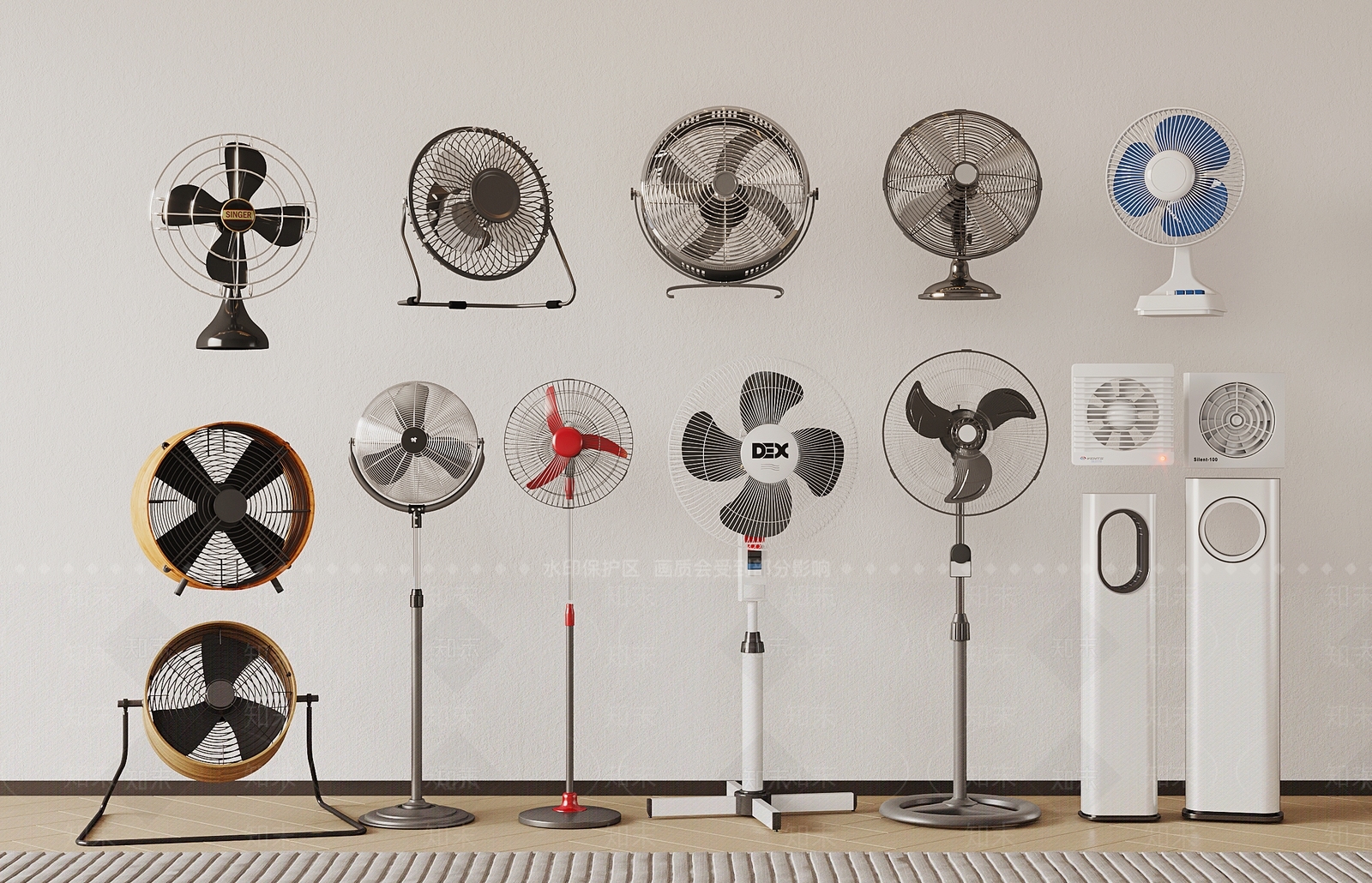 电风扇3D模型下载【ID:1141577686】