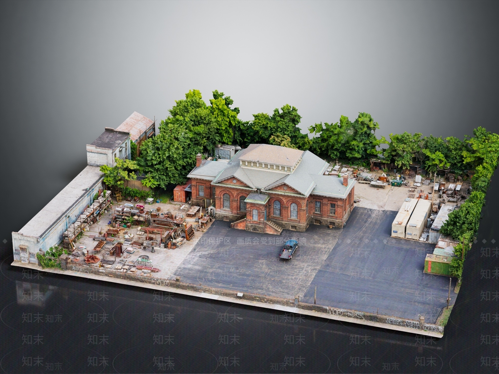 欧式工业厂房3D模型下载【ID:1141580545】