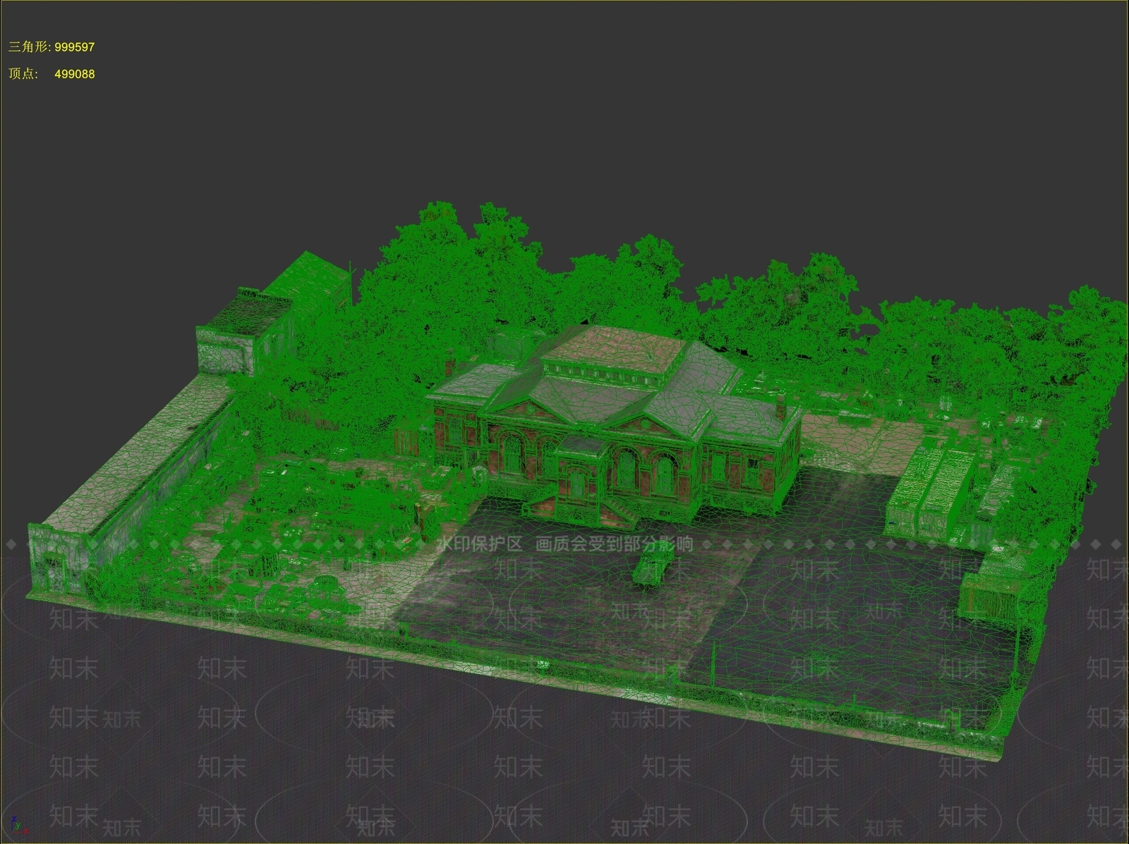 欧式工业厂房3D模型下载【ID:1141580545】