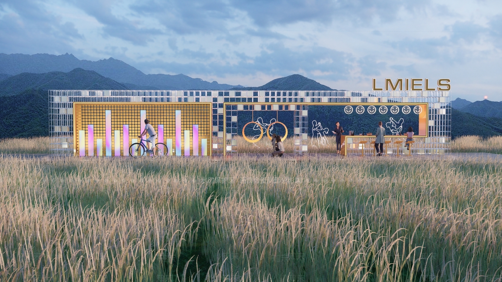 现代商业儿童互动装置SU模型下载【ID:1141585990】