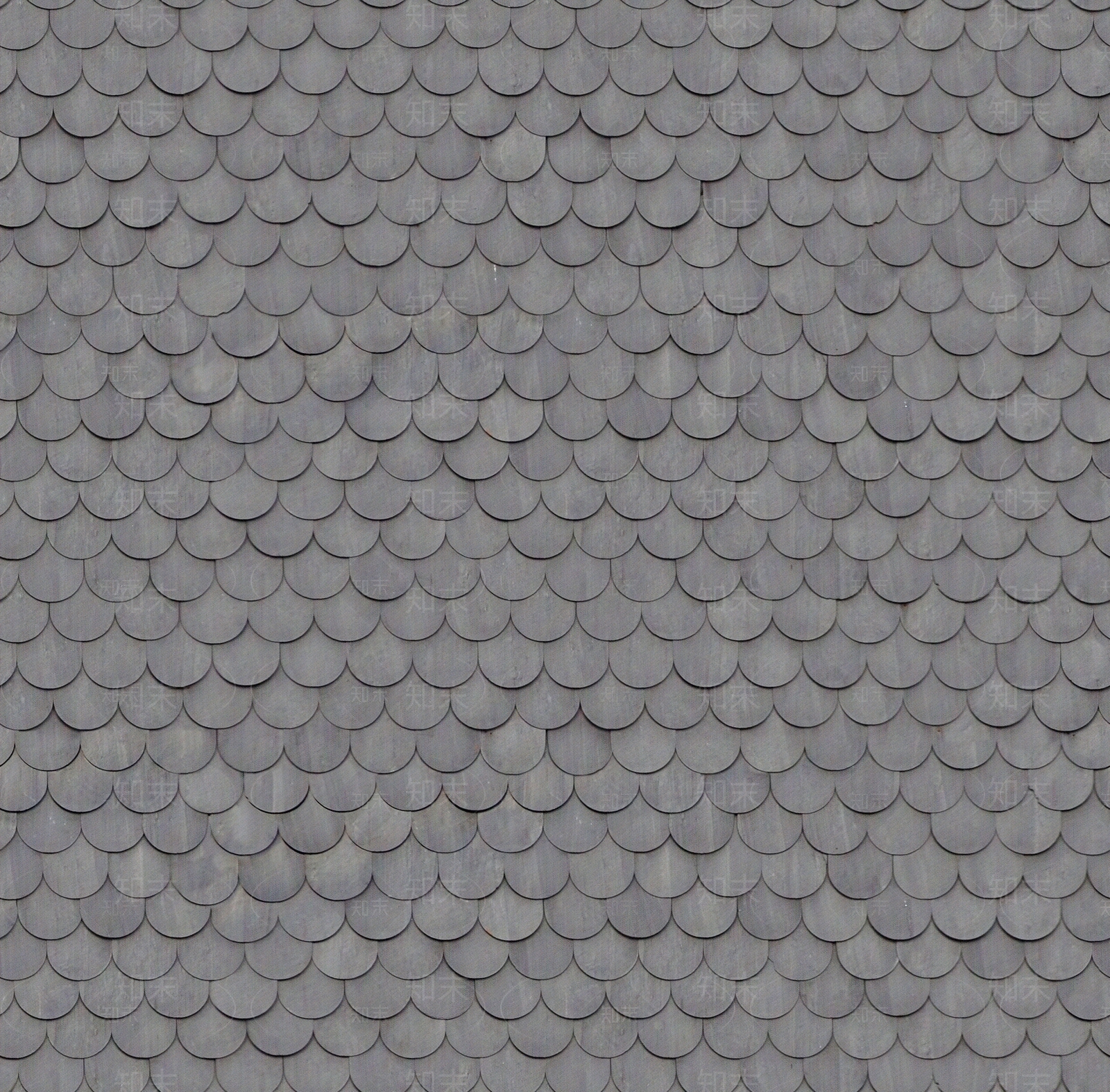无缝灰色屋顶瓦片水泥瓦沥青瓦鱼鳞瓦片做旧瓦贴图下载【ID:1141588821】