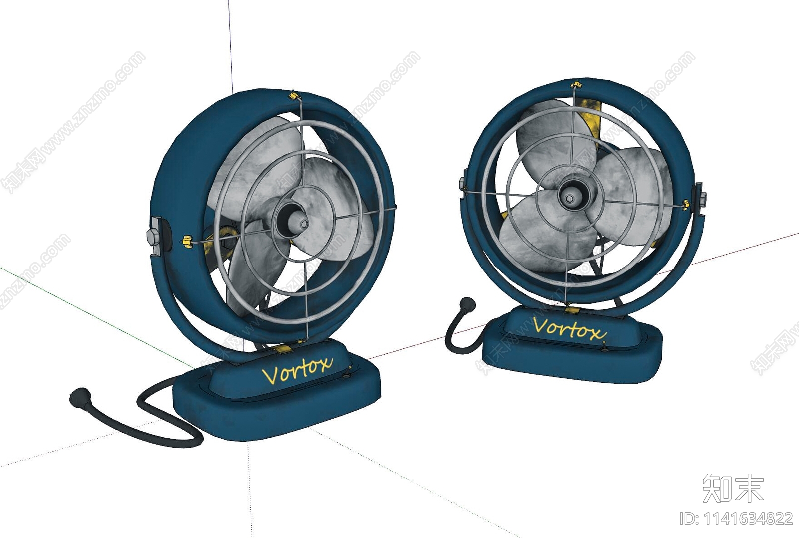 风扇SU模型下载【ID:1141634822】