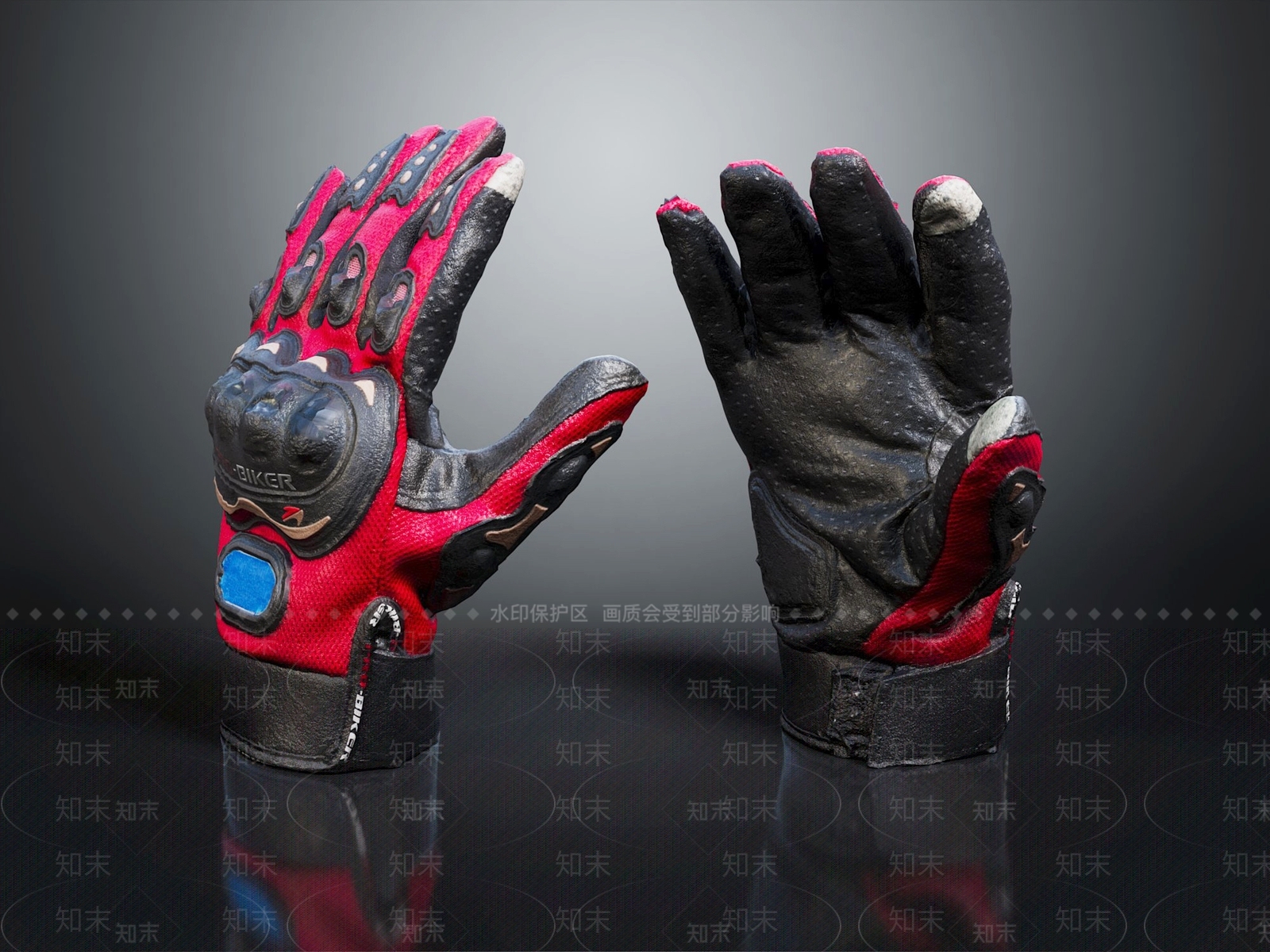 摩托手套3D模型下载【ID:1141638385】