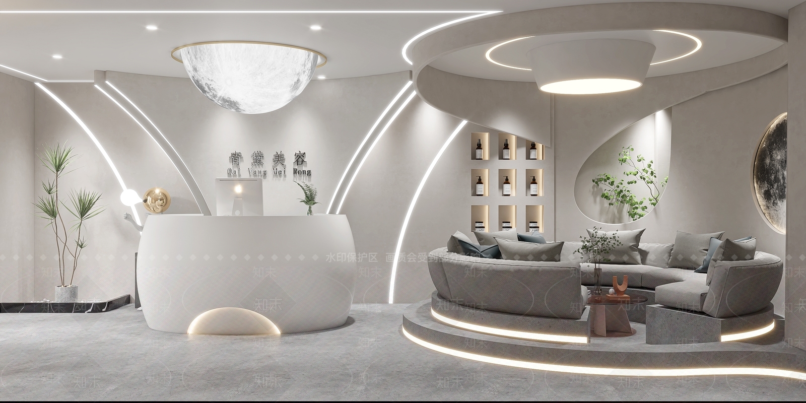 现代茶馆3D模型下载【ID:1213928269】