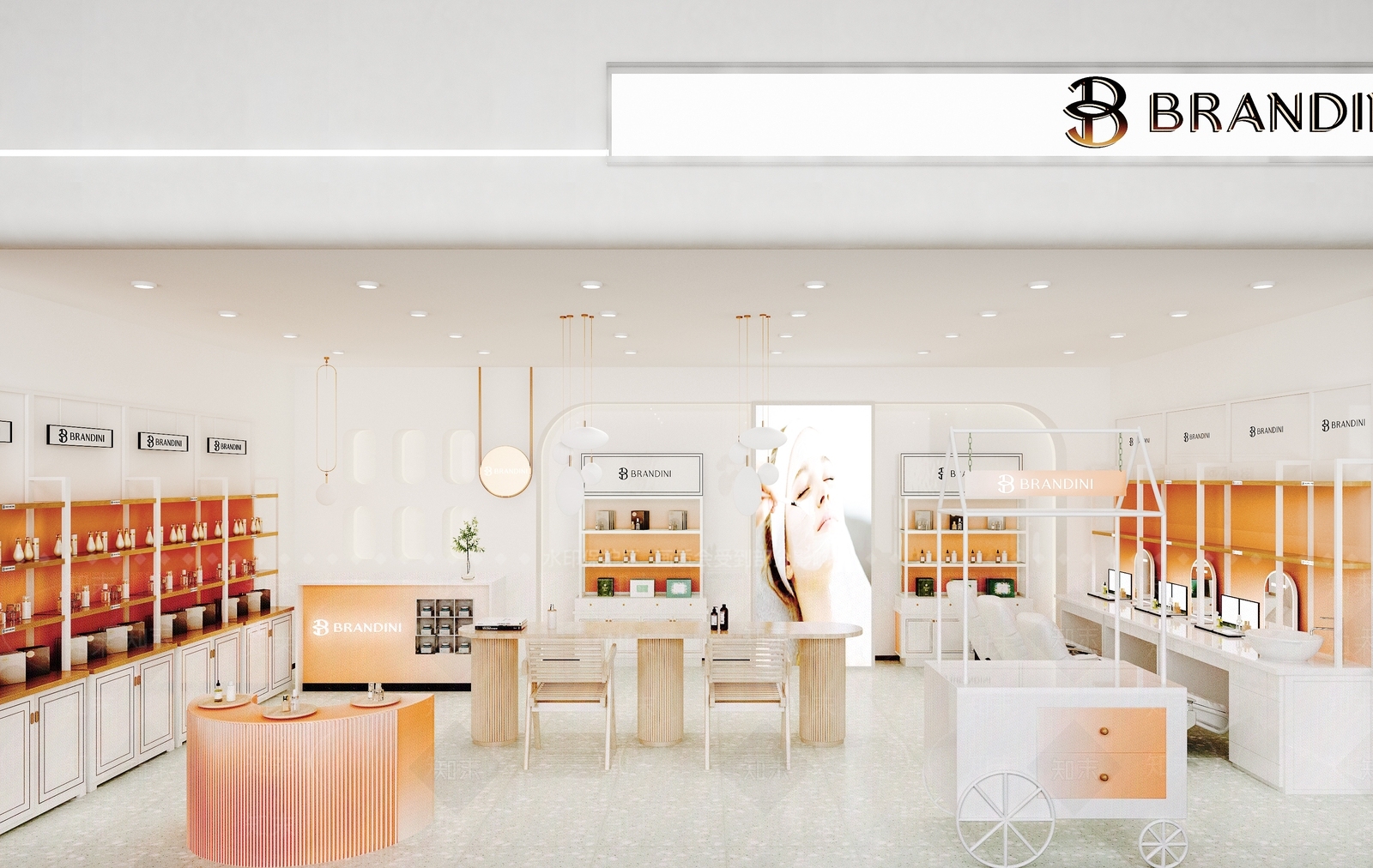 现代美妆店SU模型下载【ID:1141658514】