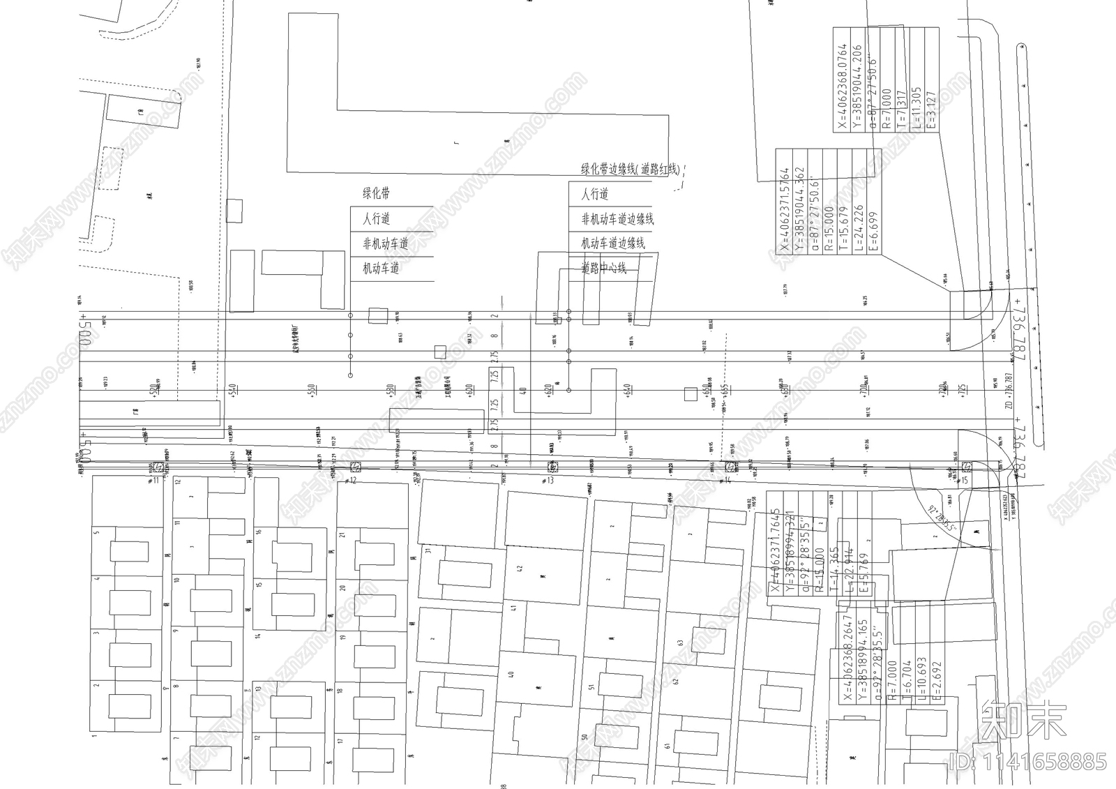 市政道路工程cad施工图下载【ID:1141658885】