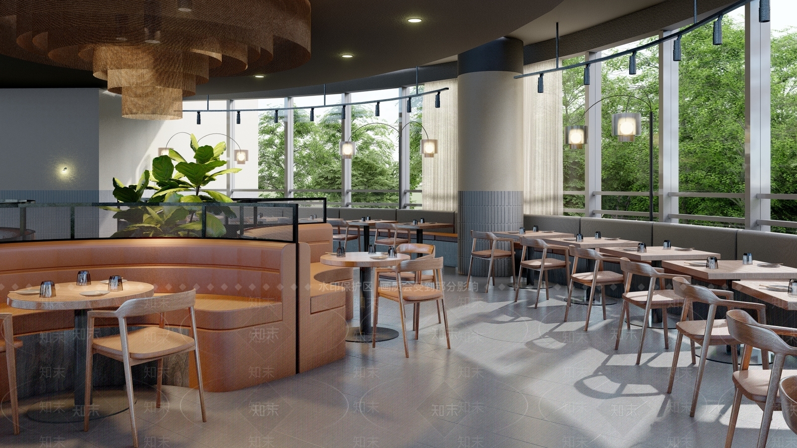 【SU悬赏模型】现代风格餐厅SU模型下载【ID:1141762270】