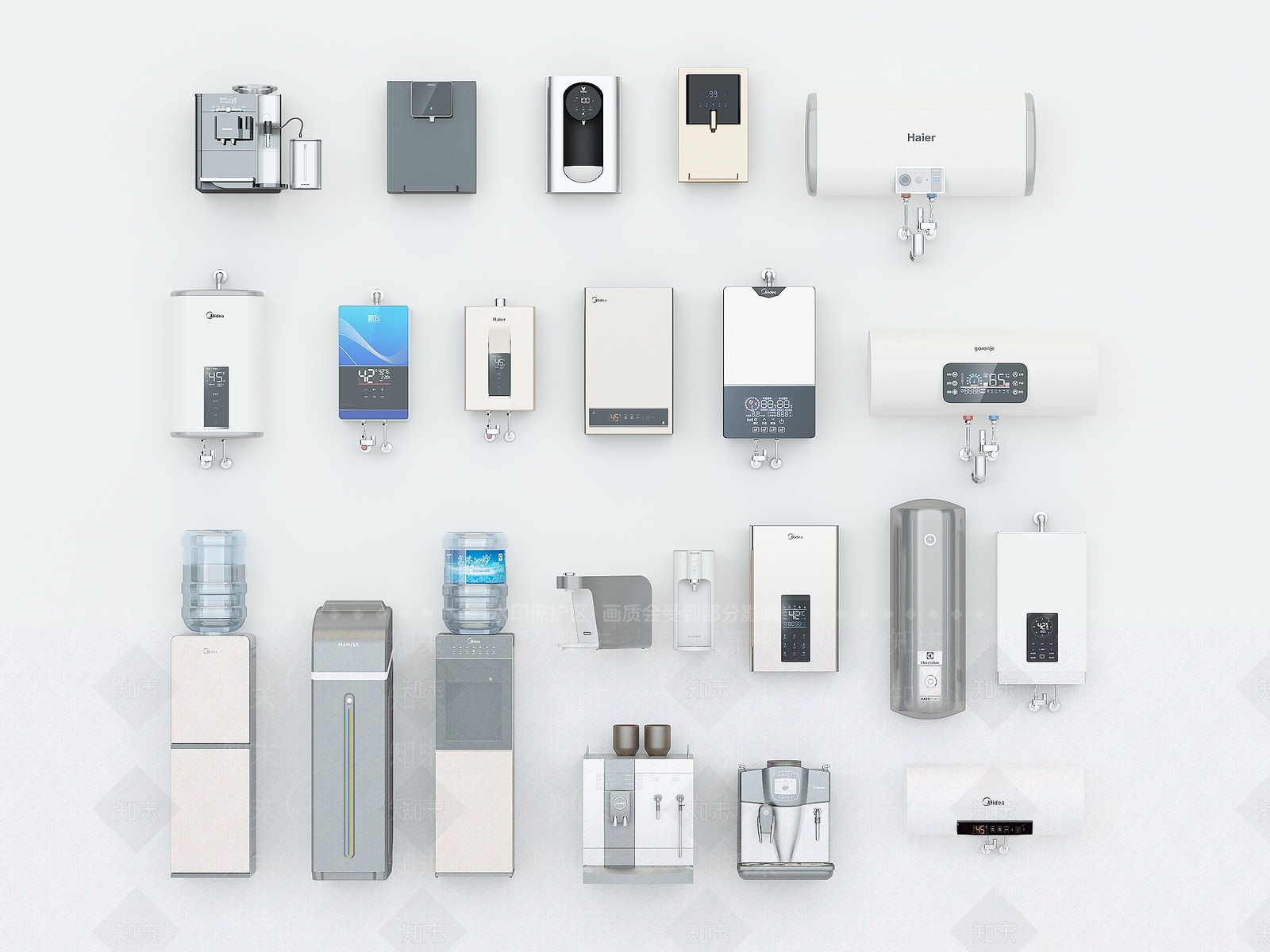 电热水器3D模型下载【ID:1141665006】