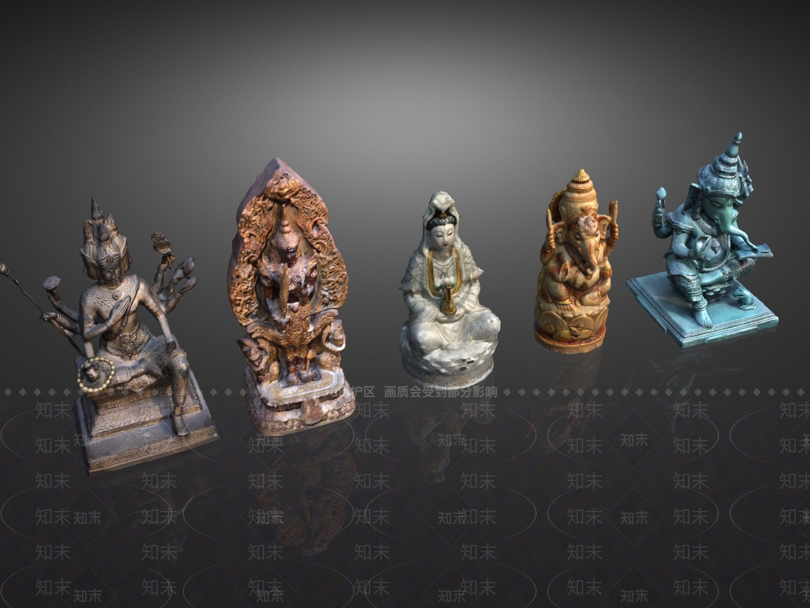 新中式佛像3D模型下载【ID:1141670766】