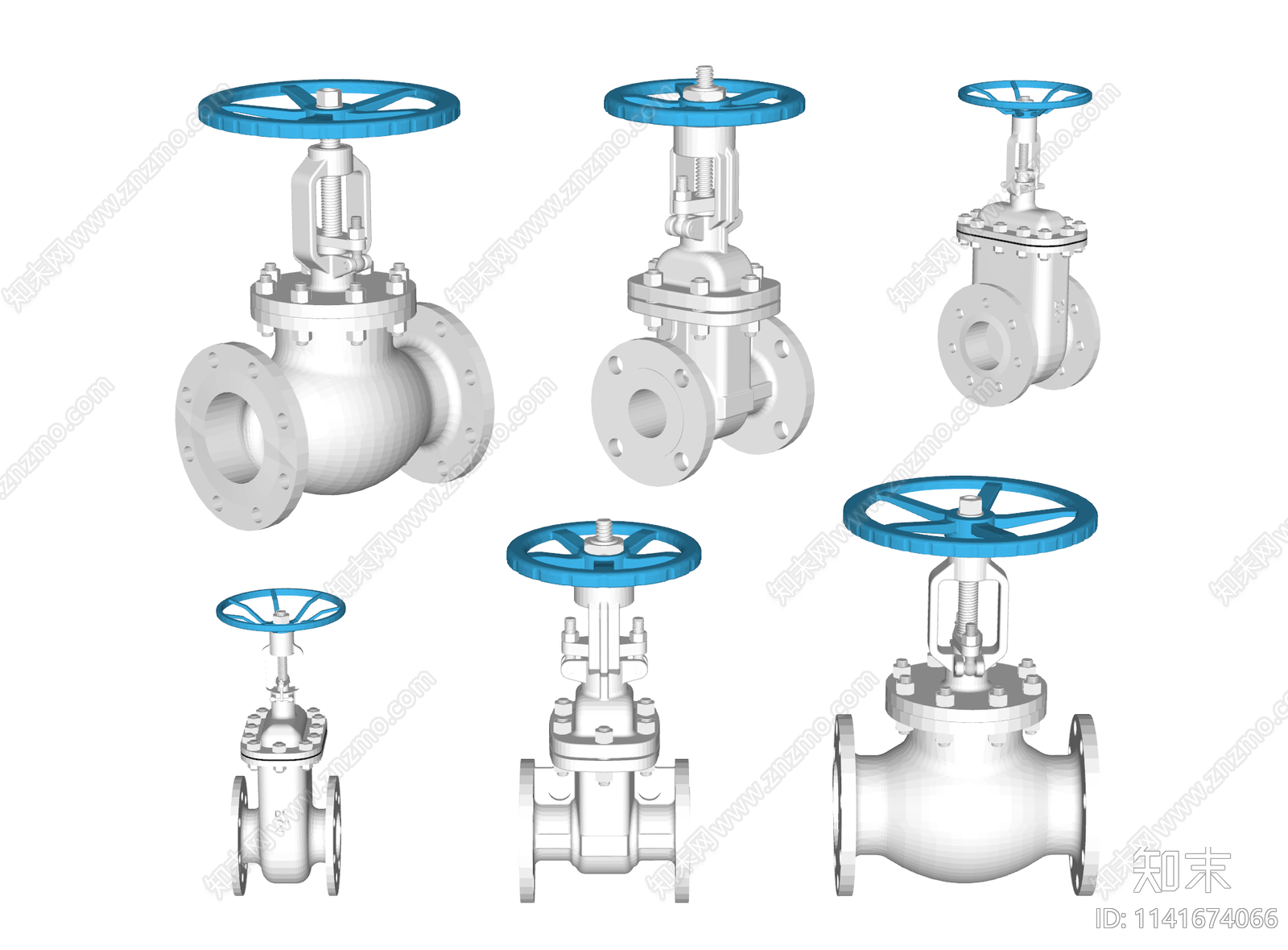工业阀门管道SU模型下载【ID:1141674066】