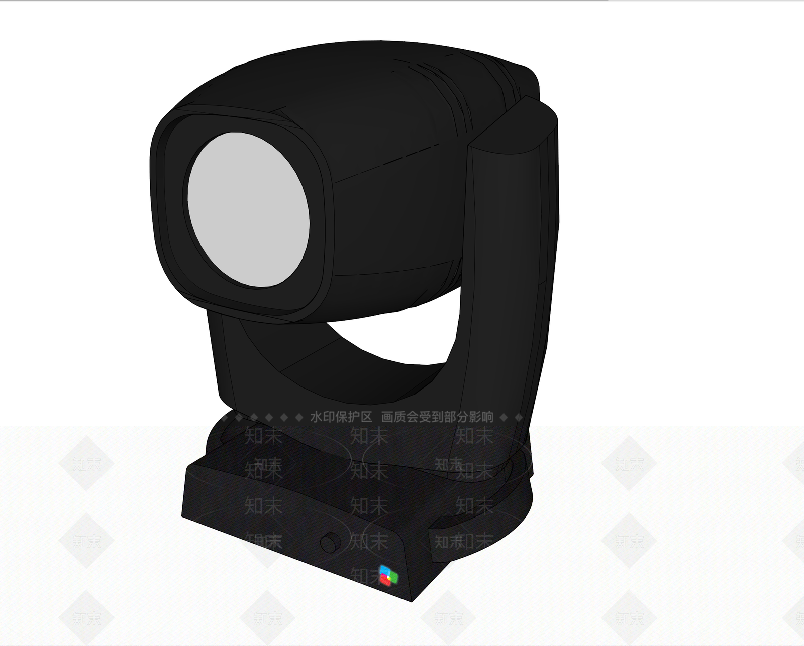 现代舞台摇头灯SU模型下载【ID:1141677693】