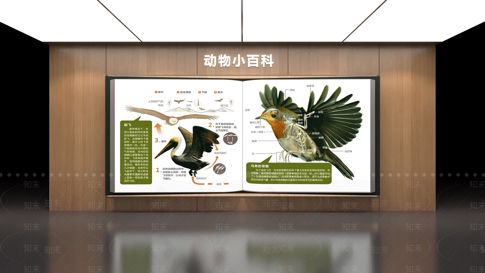 现代文化墙3D模型渲染效果图