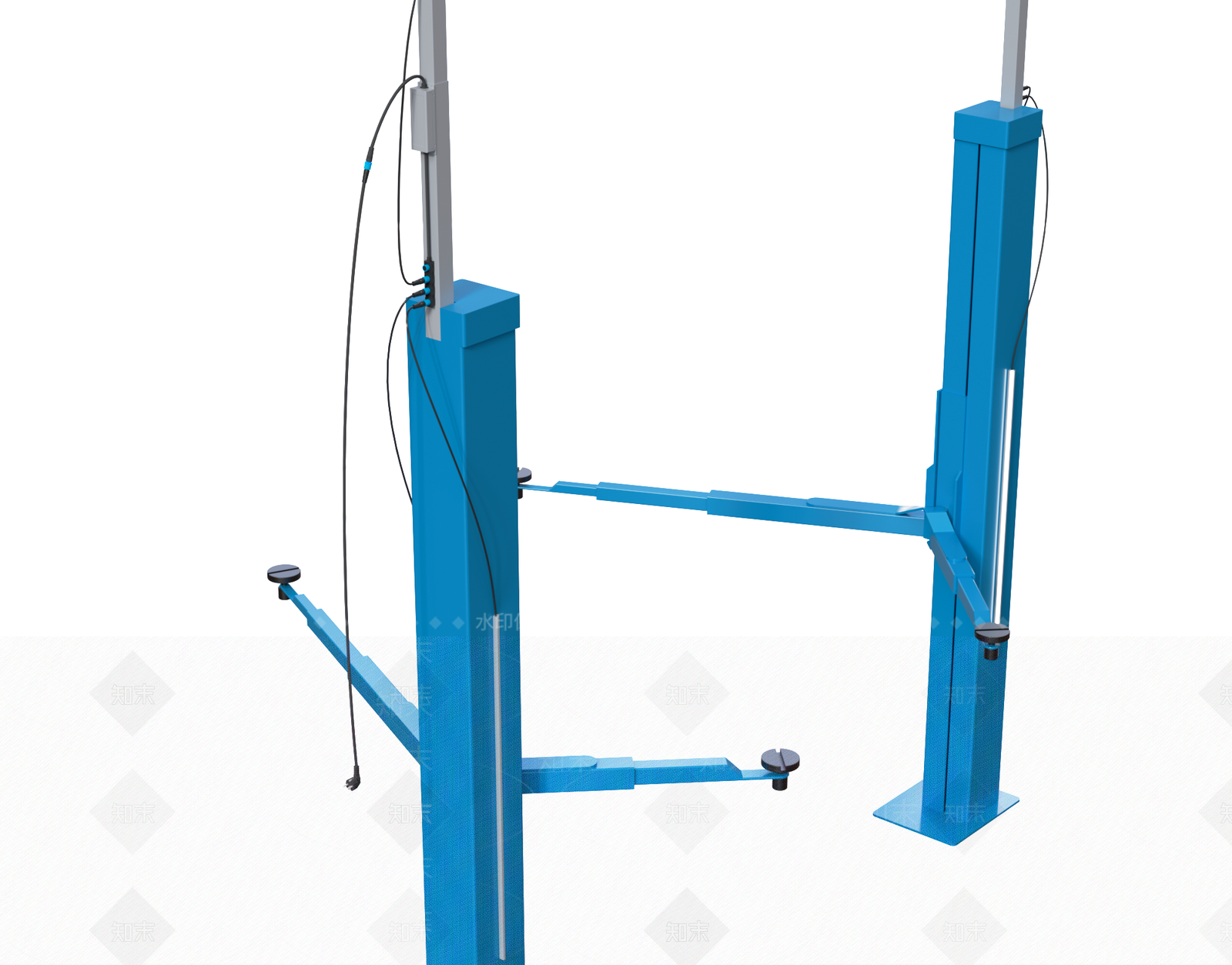 汽车检修升降机维修设备汽车工厂设备SU模型下载【ID:1141680992】