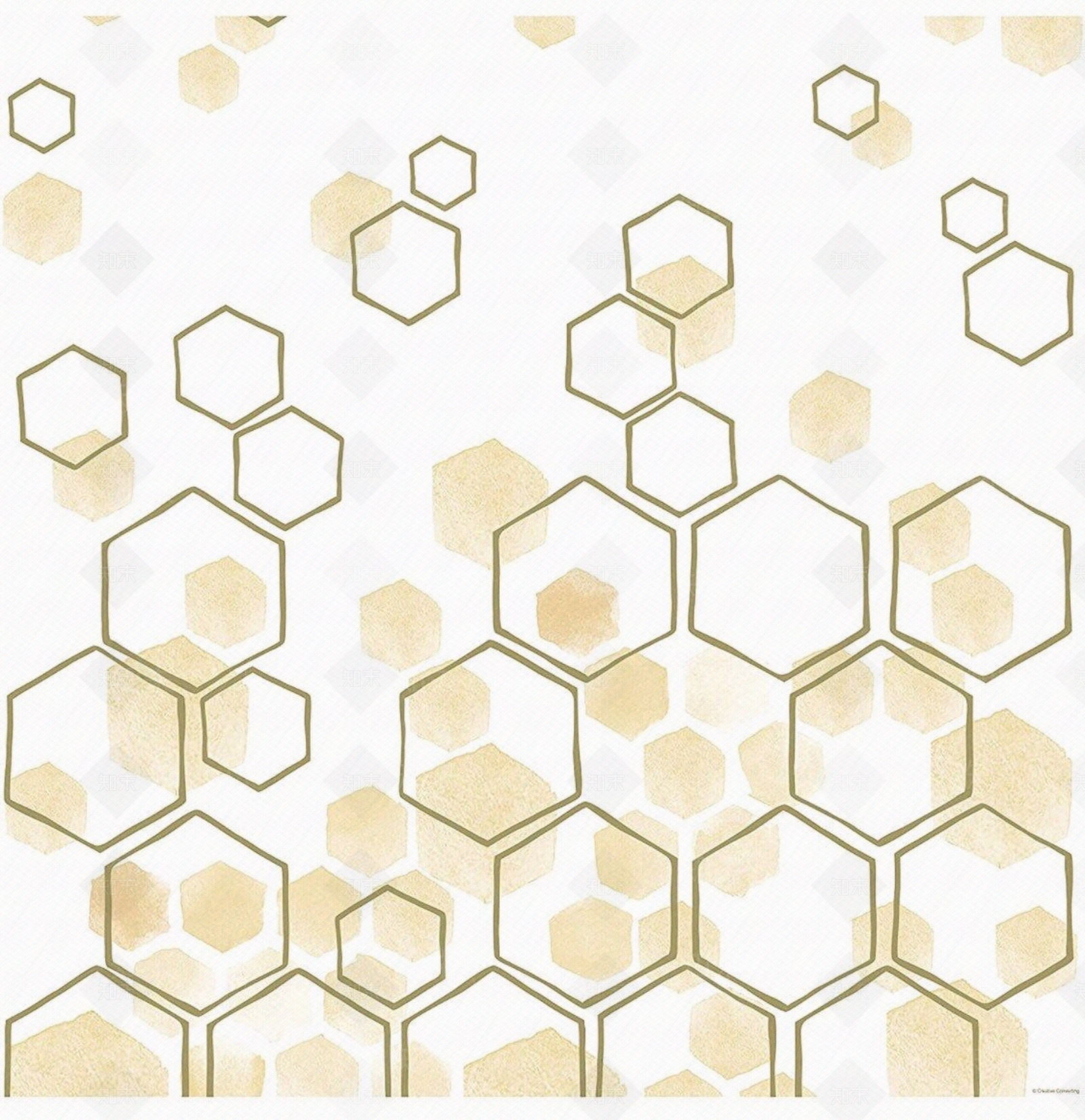 无缝蜂窝壁纸贴图下载【ID:1141681276】